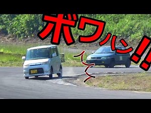 K-car Drift! Tire Burst!