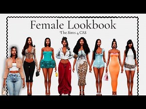 Female LOOKBOOK CC FOLDER! ♥ | Sims 4 CC Clothes | Sims 4 CC Folder | Sims 4 CC | Sims 4 Clothes