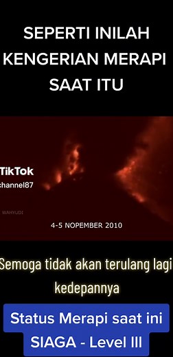 Dahsyatnya Letusan Gunung Merapi 2010