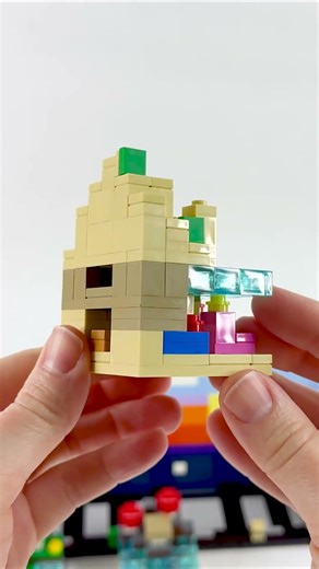 Miinecraft Mini Desert Biome #lego #minecraft