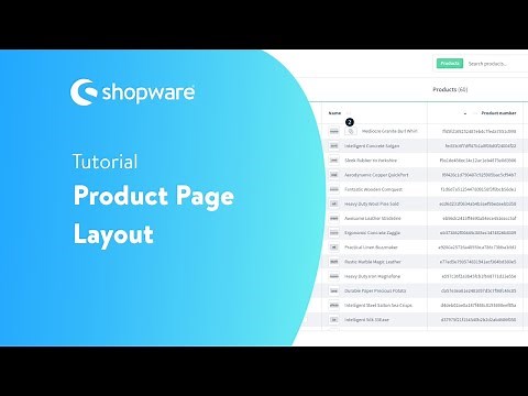 CMS - Product Page Layouts (Shopware 6 Tutorial EN)