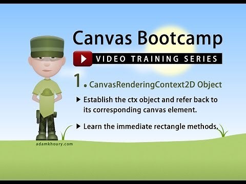 Canvas Bootcamp 1 - Rectangle Methods and the 2D Context Object
