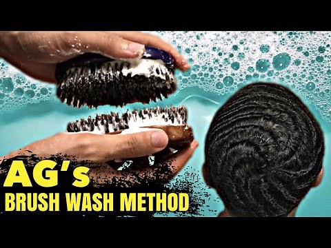 AG Brush Wash Method for Torino Pro & Royalty Brushes | Best Way To Wash Your Wave Brushes