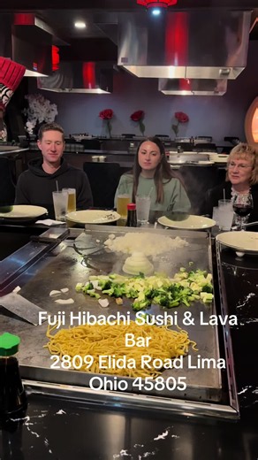 🔥🍣 Lima, Ohio — experience premium hibachi fire, fresh sushi, and unforgettable dining at Fuji Hibachi Sushi & Lava Bar! Perfect place for: 🎉 Birthday parties 👨‍👩‍👧‍👦 Family dinner ❤️ Date night 🥂 Friends gathering Fresh sushi • Entertaining hibachi chefs • Luxury atmosphere • Full bar 📍2809 Elida Rd, Lima, OH 45805 📞 419-779-3455 (tel:419-779-3455) 🌐 fujilimaohio.com Open Daily Sun–Thu: 11:00 AM – 9:30 PM Fri–Sat: 11:00 AM – 10:30 PM #LimaOhio #FujiLima #Hibachi #Sushi #JapaneseFood