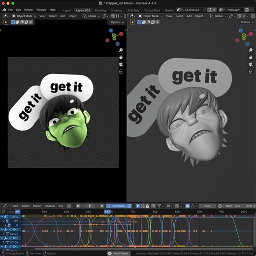85K views · 2K reactions | Xavier Jack visualized the Feel Good Inc song by Gorillaz using Blender, adding to his collection of Gorillaz animations. Feels good: https://80.lv/articles/3d-artist-visualized-gorillaz-s-feel-good-inc | 80 Level | Facebook