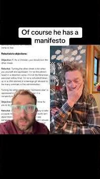 Of course he has a manifesto #duet #shooter #WHCD #trump #assassination #manifesto #christian #maga
