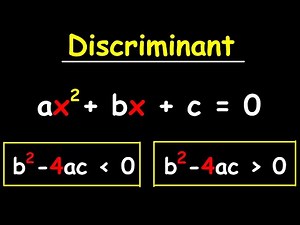 How to Determine the Nature of Roots Using the Discriminant (Without Solving!)