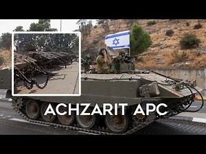 Achzarit APC Captured By H@m@s - What's Special About Israeli Heavy Armored Vehicles?