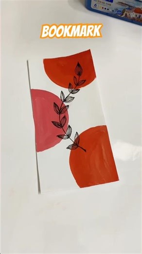 EASY BOOKMARK IDEA🍁| CUTE #trending#satisfying#cute