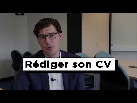 Rédiger son CV