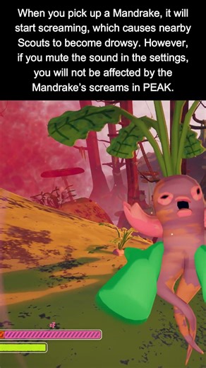 You can silence the Mandrake in PEAK