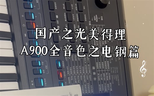 国产之光美得理A900全音色之电钢篇