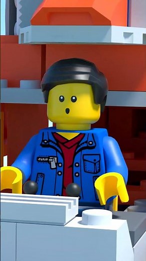 LEGO Train vs Helicopter: Bridge Crash - Epic Ride Fail #shorts