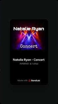 Natalie Ryan - Concert (Official Audio)