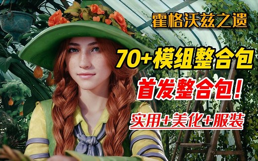 【霍格沃兹之遗MOD整合包】全网最全面的整合包！，70多个MOD的整合，包含实用 美化 服装！附资源】