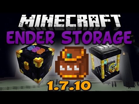 Minecraft: Ender Storage Mod - 1.7.10 (Install Guide Included)