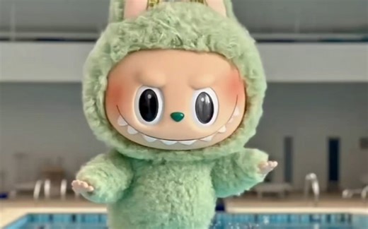 用AI让Labubu当主演！#万物皆可Labubu #AI #改娃 #潮玩 #B站创意”？#Labubu #隐藏款 #开箱 #一娃难求 #泡泡玛特＃明星同款