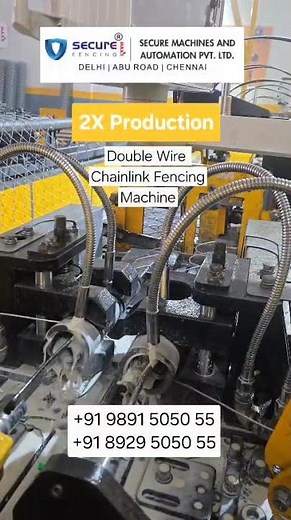 2025 Double Wire Chain Link Fencing Machine | Secure Fencing