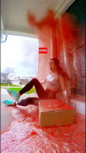 Porch Pirate vs Chili Glitter Bomb 🌶️💥
