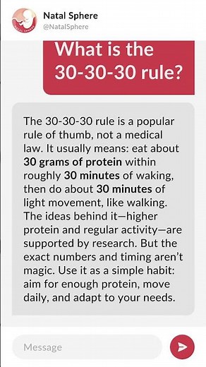 What is the 30-30-30 rule?