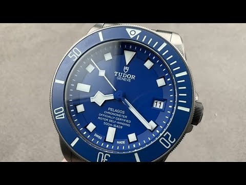 Tudor Pelagos Blue 25600TB-0001 - Hands-On Titanium TUDOR Watch Review