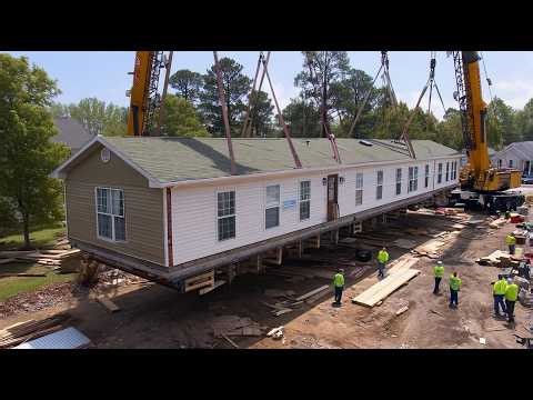 Lifting a House That’s Bigger Than You Can Imagine. Modern Construction Technology Full Documentary