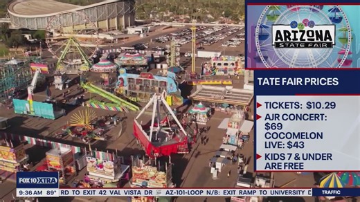 Arizona State Fair opening soon for month of shows, food