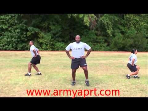 Army PRT Forward Lunge