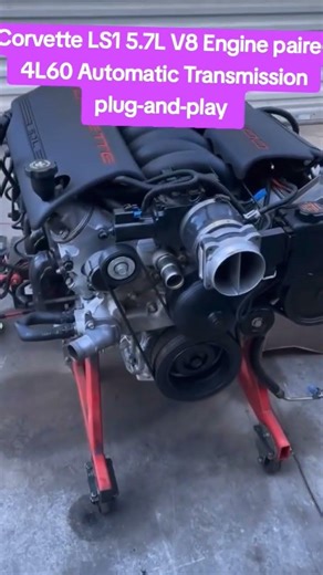 Corvette LS1 5.7L V8 paired with 4L60 automatic transmission is a proven plug-and-play FOR SALE