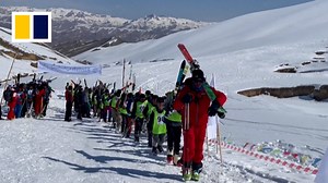 An unexpected sport in an unexpected space ⛷️ | SCMP Video