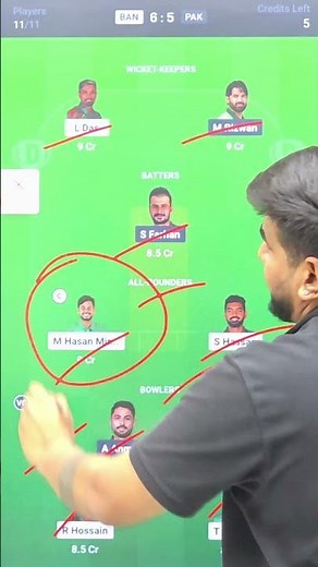 BAN vs PAK Dream11 Prediction #dream11 #dream11team #dream11prediction