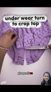 547K views · 3.5K reactions | #fblifestyle Under wear turn to crop top #diy #ideas #lifehacks #Tips #fashionstyle #fbviralreels #creativedesign | Jovita Ferrer Palajos | Facebook