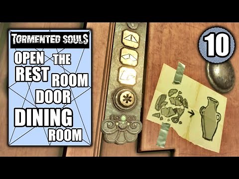 Tormented Souls - Open the Rest Room Door Puzzle (Dining Room) - Gameplay Walkthrough Part 10