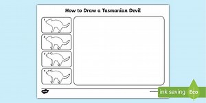 How to Draw a Tasmanian Devil Step by Step Easy