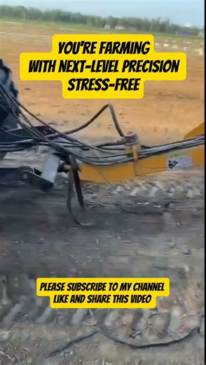 How a Digital Control Land Leveler Works |Precision Farming Technology #gardeningtips #shorts #reels