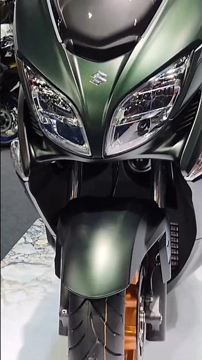 2026 Suzuki Burgman 400 Pearl mat Shadow Green Maxi Scooter ♥️
