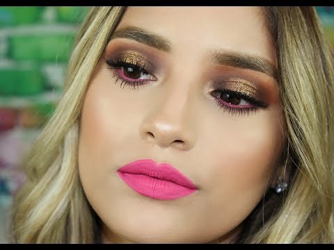 NO Flashback Prom Makeup for Hot Pink Dress 2018l Any dress l Jaclyn Hill x Morphe Palette