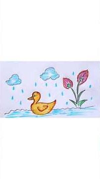 #drawing #ytshorts #shorts | Easy Drawing | Duck Drawing | Easy Duck Drawing | 2 to Duck Drawing #dr