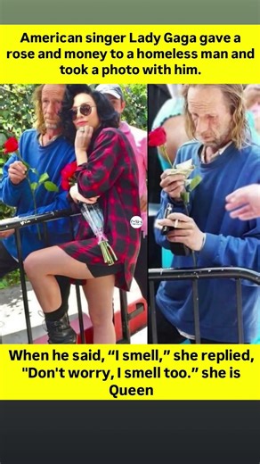 Lady Gaga's Heartwarming Encounter With a Homeless Man