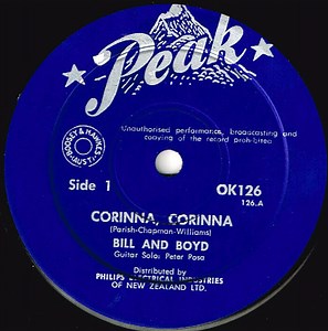 Bill And Boyd - Corinna, Corinna