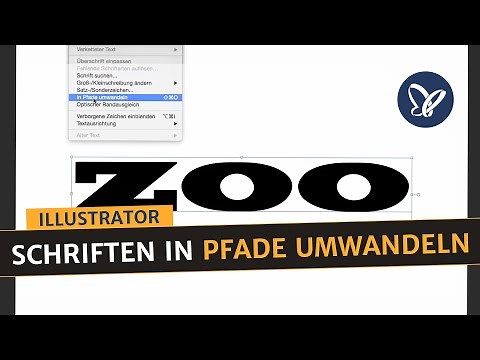 Illustrator-Tutorial: Schriften in Pfade umwandeln
