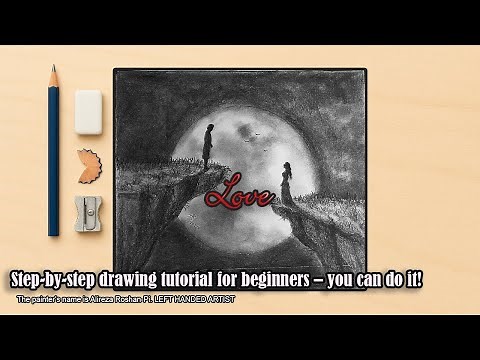 5-Minute Easy Romantic Pencil Drawing Tutorial for Beginners | Simple Step-by-Step Art Lesson