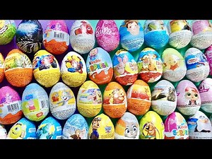 Unboxing chocolate eggs ! ASMR SATISFYING NO Talking Video