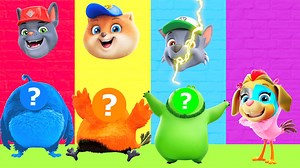 Patrulla Canina con cuerpos de Angry Birds - Videos Infantiles de dibujos animados - Juegos para Niños | Dany Kiski