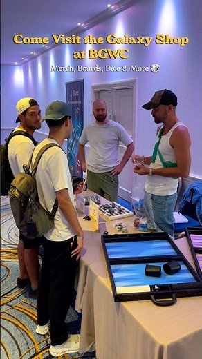 A little corner of Backgammon Galaxy at BGWC Monte Carlo 🎲🇲🇨