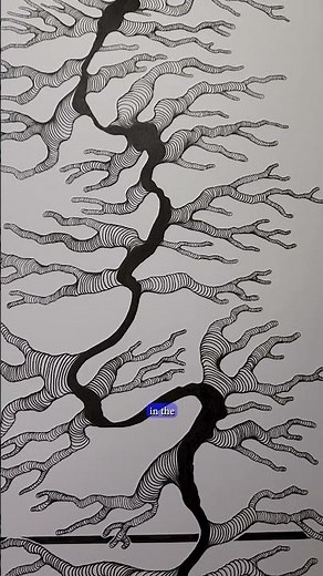 "Crinoid" part 7 #art #abstractlineart #abstractart #artist #artwork #lineart #drawing #illustration