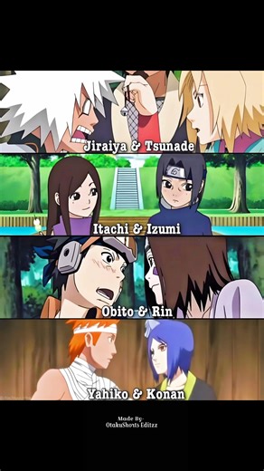 Most Painful Naruto Love Stories😭💔 #anime #naruto #itachi #obito #jiraiya #shorts
