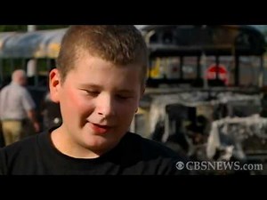 Caught on tape: Bus explodes on 1st day of school