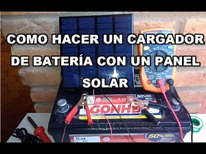 Car Battery, Charged with 12V Solar Panel