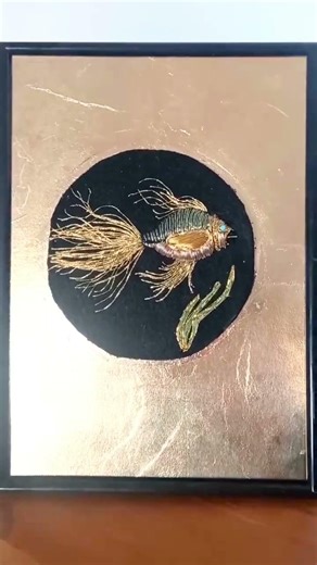 Gold embroidery - Ricamo in oro #embroidery #goldembroidery